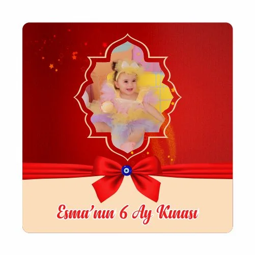 6 Ay Kınası Temalı Magnet